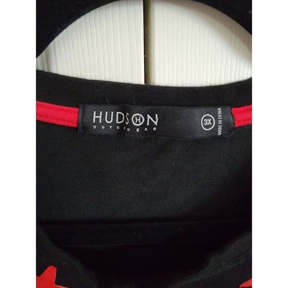 Hudson Outerwear Men’s Black T- Shirt 3X Mona Lisa Beaded Bling RUNS SMALL - Picture 3 of 5